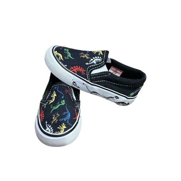 Tommy Bahama Toddler Dinosaur Slip on Canvas Sneaker Size 6 NEW - Picture 2 of 2